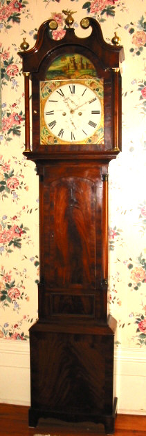 SCOTTISH LONGCASE, circa 1850-60; Maker: Hugh Fraser — Antique Clocks Price Guide