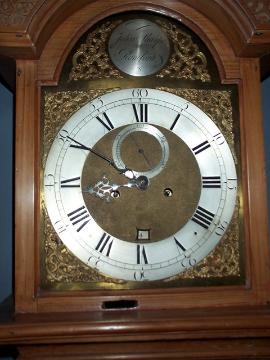 English Tallcase Clock, Circa 1760; Maker: John Sharpe; Origin: Romford, England — Antique Clocks Price Guide
