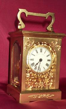 FRENCH CARRIAGE CLOCK made first part of the 20th century. — Antique Clocks Price Guide