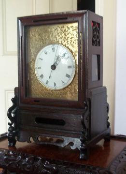 CHINESE TABLE CLOCK Circa 1850 — Antique Clocks Price Guide