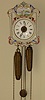 GERMAN PORCELAIN WALL CLOCK, Circa 1850