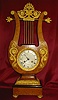 FRENCH LYRE CLOCK Circa 1820