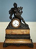 FRENCH FIGURAL TABLE CLOCK, Circa 1820