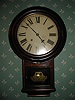 American Welch Spring and Co. round top wall clock - Circa 1868