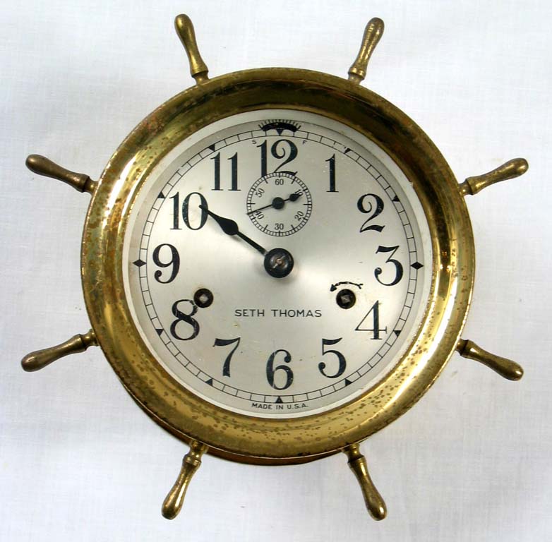 Seth Thomas ships bell clock. — Antique Clocks Price Guide