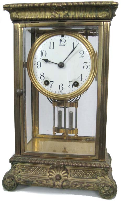 Seth Thomas "Empire No. 13" crystal regulator clock. — Antique Clocks Price Guide