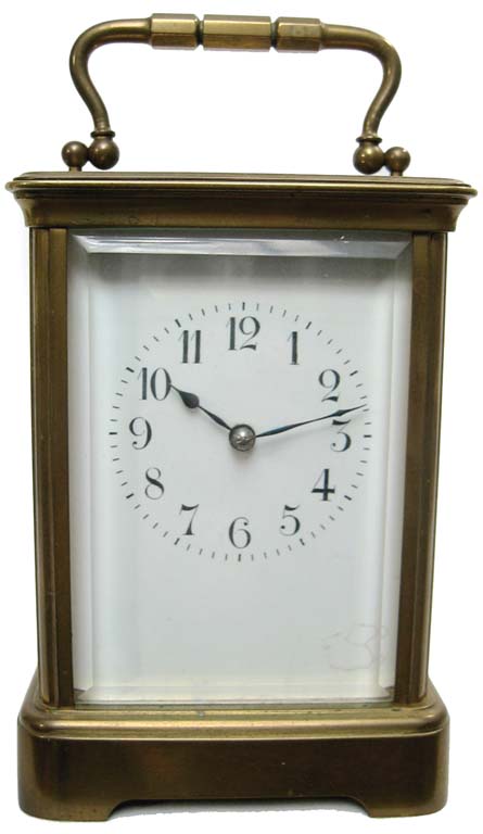 French carriage clock. — Antique Clocks Price Guide