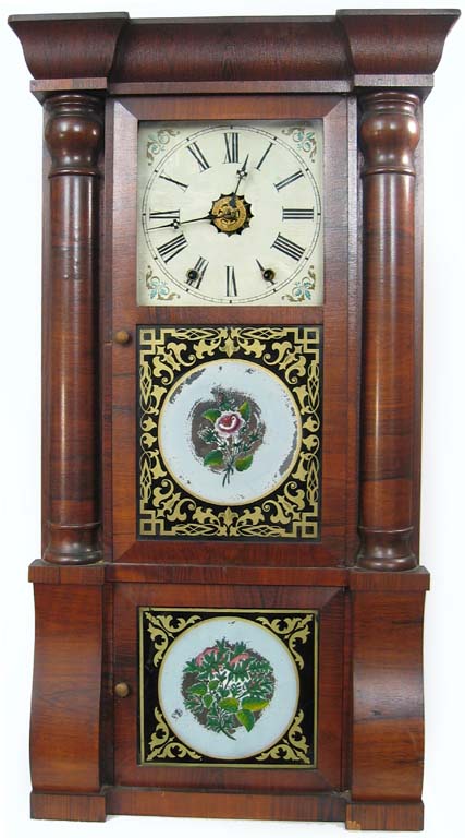 New Haven Clock Co. column and cornice clock. — Antique Clocks Price Guide