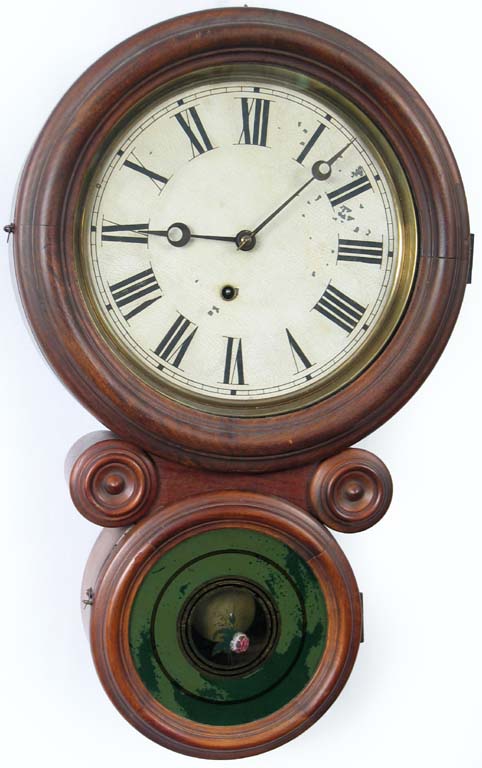 Ingraham Ionic Wall Clock — Antique Clocks Price Guide