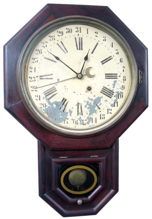 Seth Thomas Calendar School Clock. — Antique Clocks Price Guide