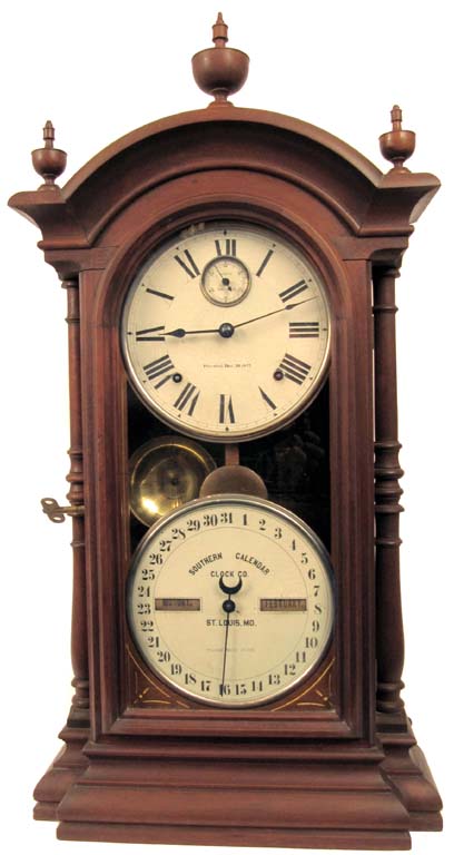 Southern Calendar Clock Co. Fashion No. 4. — Antique Clocks Price Guide