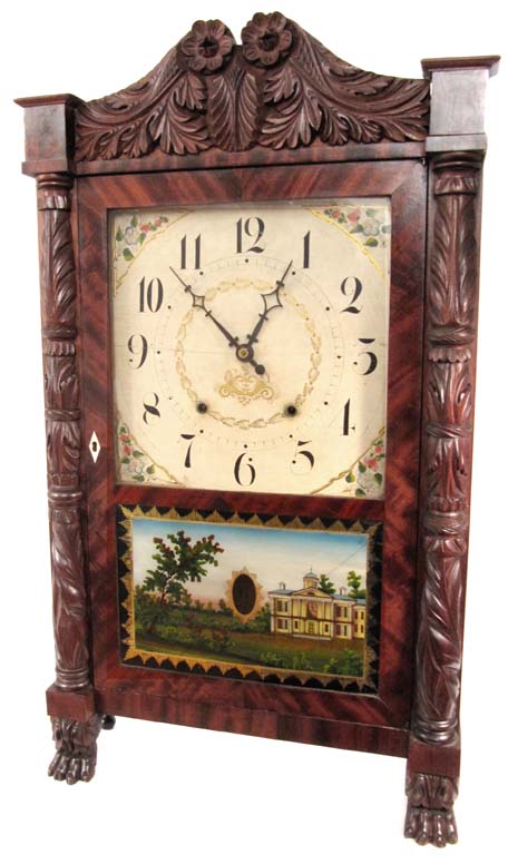 Seth Thomas carved transition clock. — Antique Clocks Price Guide