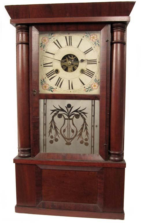 Wilson and Dunn, New York, column and cornice clock. — Antique Clocks Price Guide