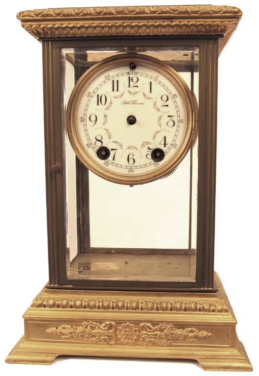 Seth Thomas Empire No. 17 crystal regulator clock — Antique Clocks Price Guide