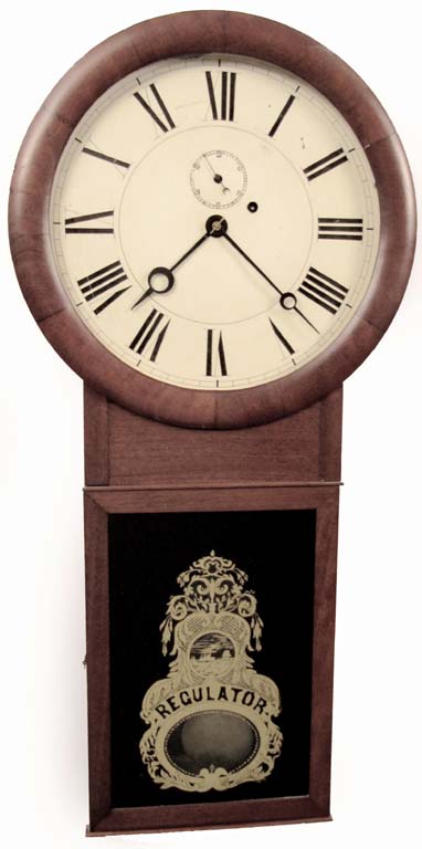 Silas B. Terry Terryville, Conn. regulator clock. — Antique Clocks Price Guide