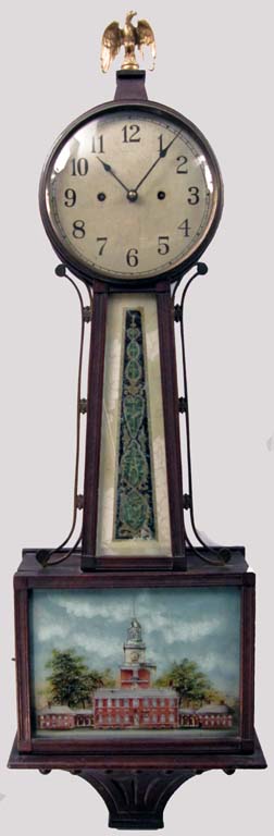 New Haven 30 day banjo clock. — Antique Clocks Price Guide