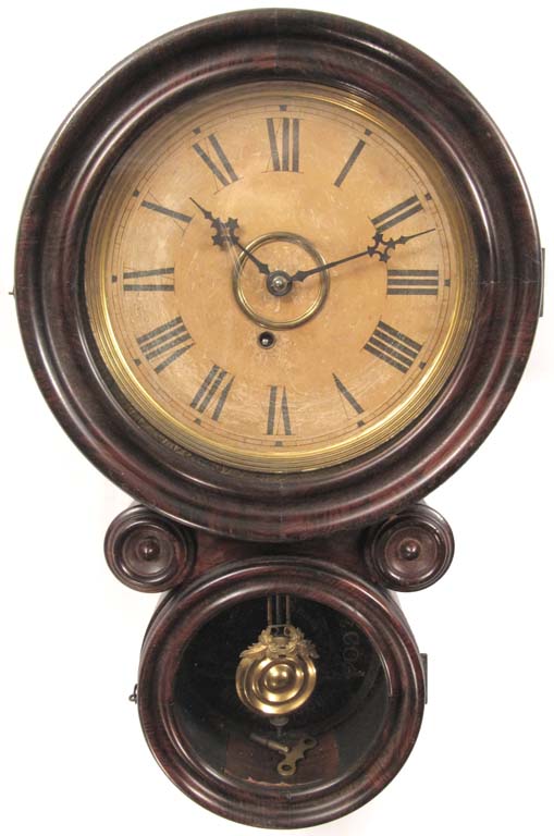 Ingraham "Ionic" wall clock. — Antique Clocks Price Guide