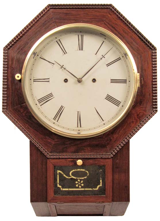 Rare Atkins Clock Co. Bristol, Conn. "Equalizing Spring 30 THIRTY DAY CLOCK". — Antique Clocks Price Guide