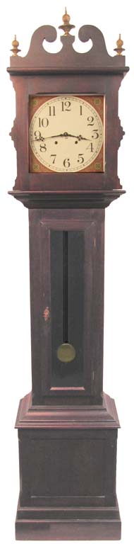 Ithaca tall case clock. — Antique Clocks Price Guide