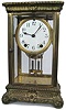 Seth Thomas "Empire No. 13" crystal regulator clock.