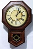 Ansonia oak school clock.