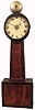 Rare early banjo clock with external alarm bell.