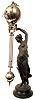 Ansonia "Huntress" swinging arm clock.