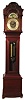 Korfhage tall case clock.