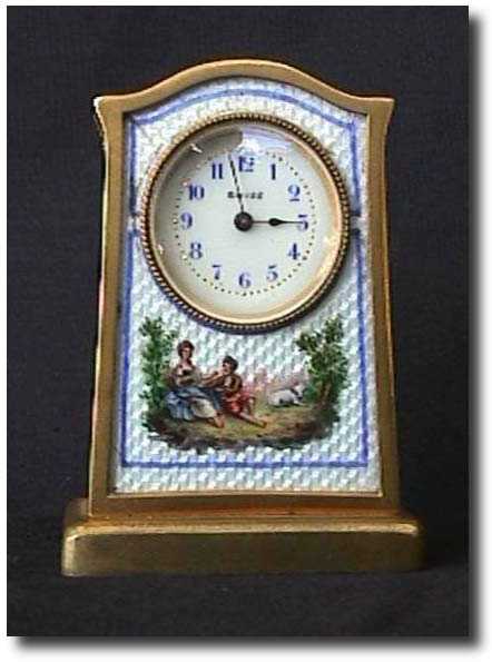 Miniature Carriage Clock, Circa 1930. — Antique Clocks Price Guide
