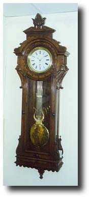 Jeweler's Regulator Wall Clock, Circa 1875 — Antique Clocks Price Guide