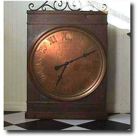 Bronze Public Clock, Circa 1920. — Antique Clocks Price Guide