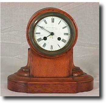 Small Wood French Mantel Clock, Circa 1900 — Antique Clocks Price Guide