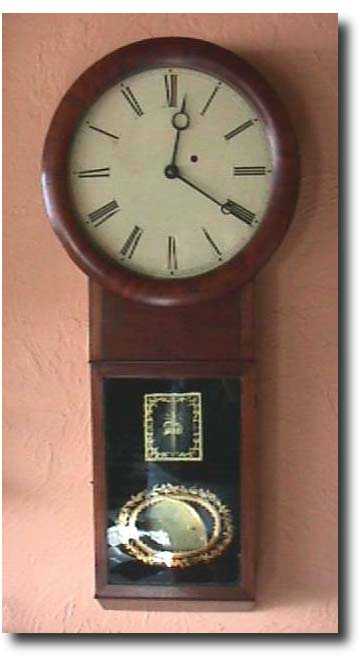 S B Terry Weight Regulator Wall Clock, Circa 1840 — Antique Clocks Price Guide