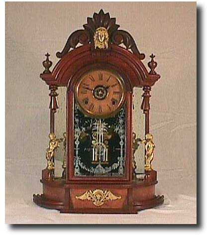 Ansonia " Triumph " mantel clock, circa 1885 — Antique Clocks Price Guide
