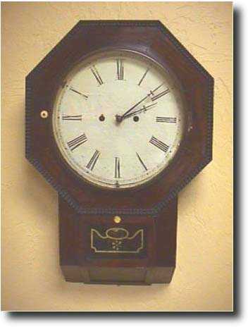 30 Day Atkins Fusee Wall Clock, Circa 1855. — Antique Clocks Price Guide