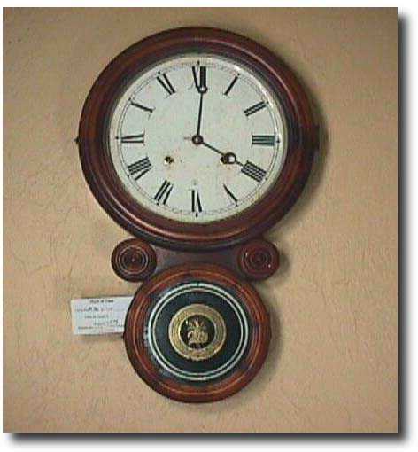 Ingraham "Ionic " Wall Clock, Circa 1910. — Antique Clocks Price Guide