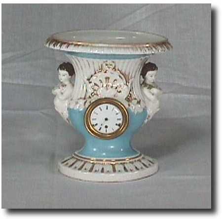 Old Paris China Clock, Circa 1830. — Antique Clocks Price Guide