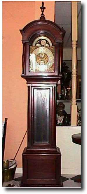 Waltham Tall Case Clock, Circa 1900. — Antique Clocks Price Guide