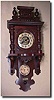 Open Well Free Swinger Wall Clock, Circa 1930