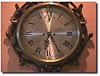 Gilt Wood Carved Cartel Wall Clock, Circa 1800