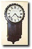 Large English Fusee Wall Clock, Circa 1860