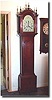 American Cherry Tallcase Clock, Circa 1800.