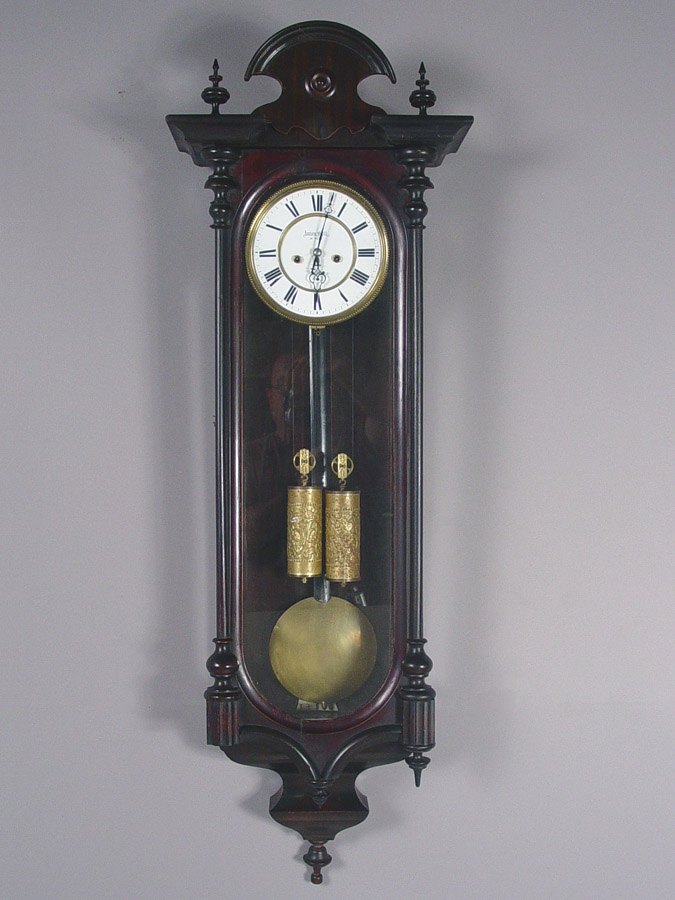 German Anton Koll, Wien Vienna Regulator Wall Clock, — Antique Clocks Price Guide