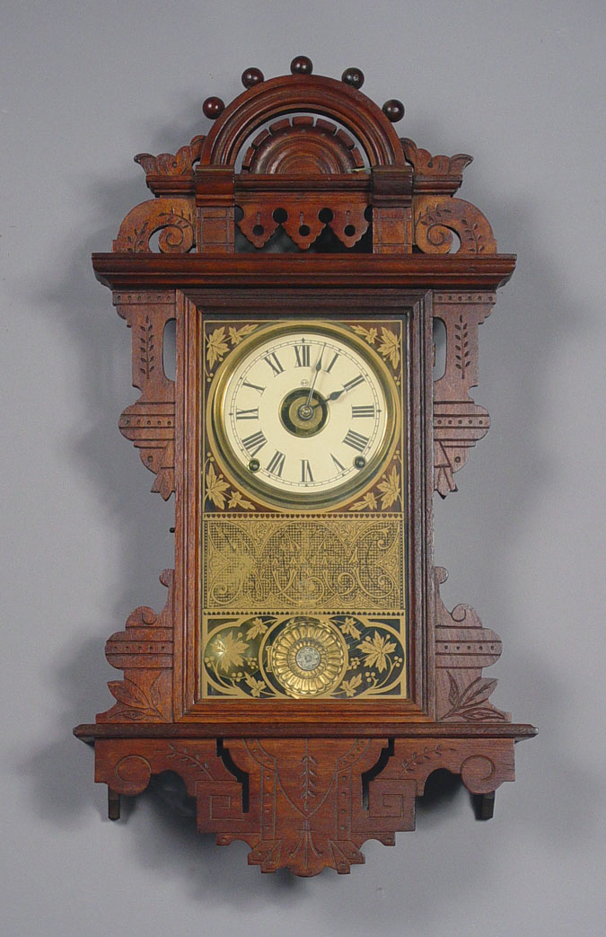American Seth Thomas Ball Top "Eclipse" Wall Clock, — Antique Clocks Price Guide