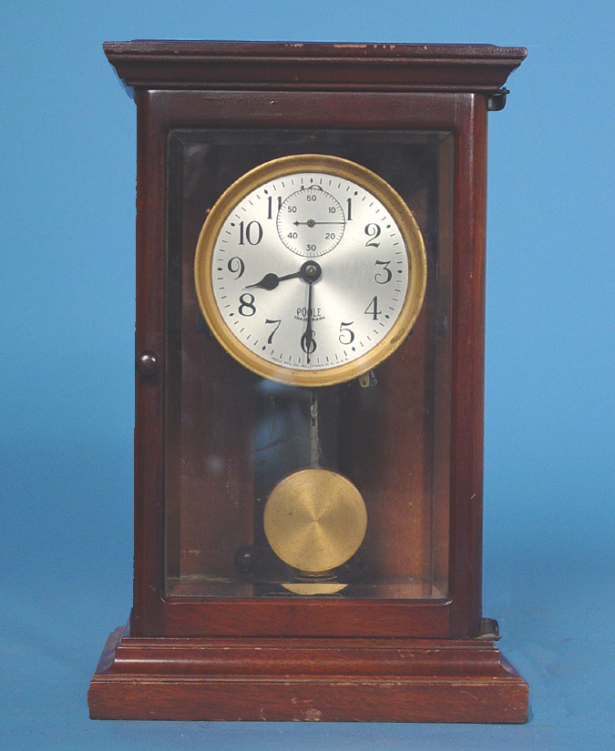American Poole Mfg. Co. Inc., Ithaca NY Electric Table Timepiece "The Salem", — Antique Clocks Price Guide