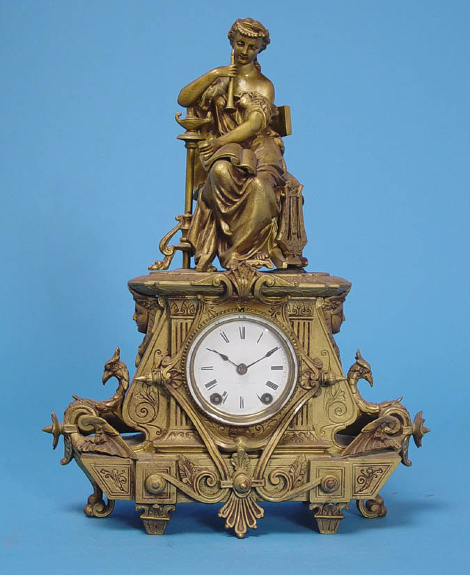 American Seth Thomas and Sons Victorian Statue "Clock No. 8028", — Antique Clocks Price Guide