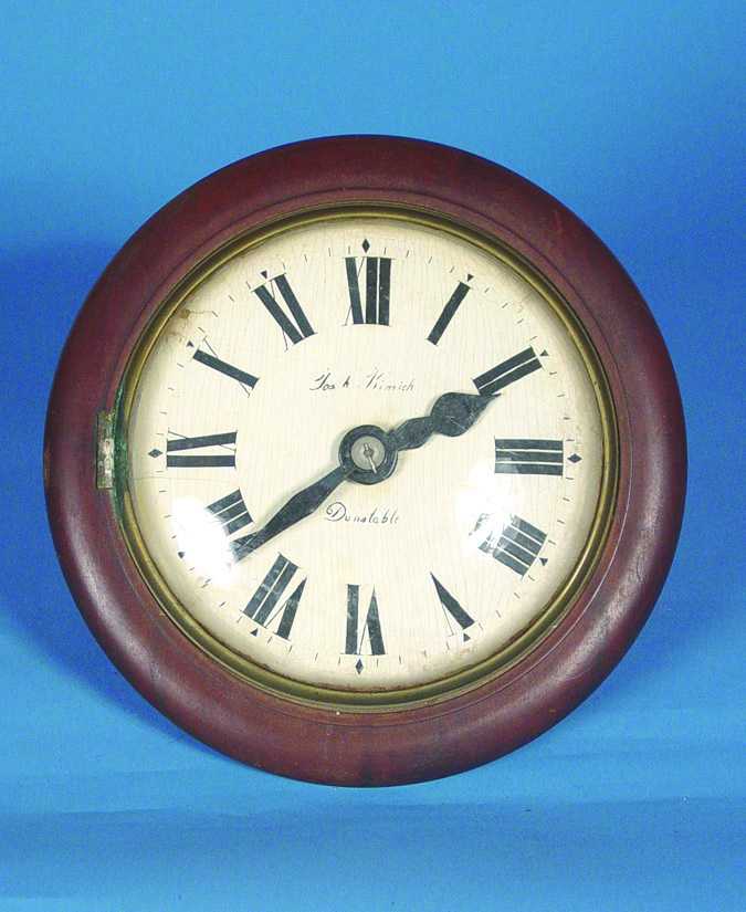German Joesph Kinich, Dunstable Walnut Black Forest Wall Clock, — Antique Clocks Price Guide