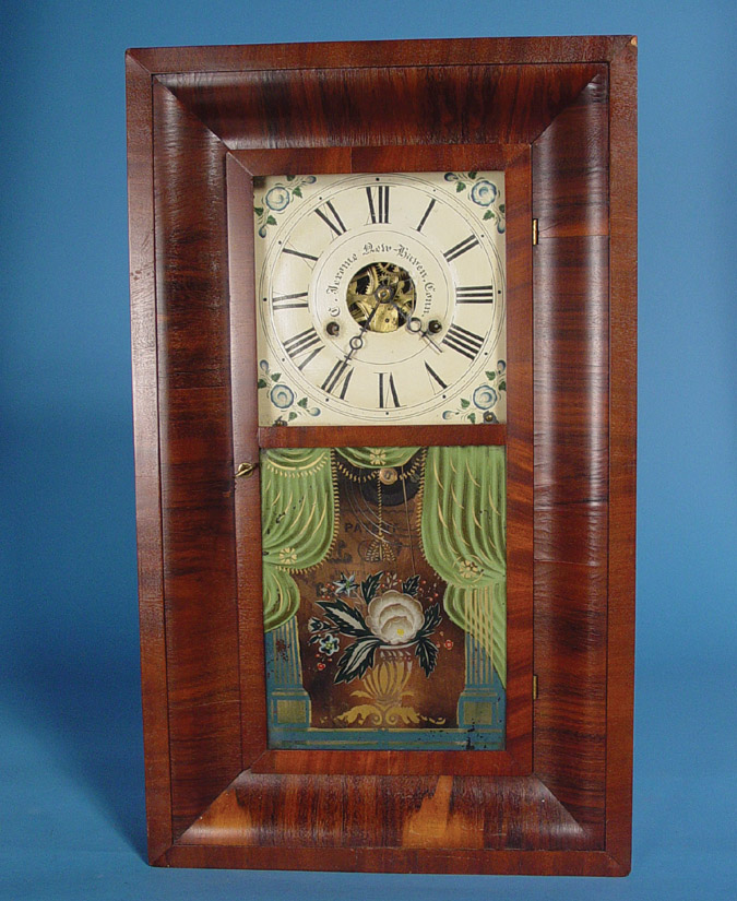 American Chauncy Jerome, New Haven Rosewood Ogee Clock, — Antique Clocks Price Guide