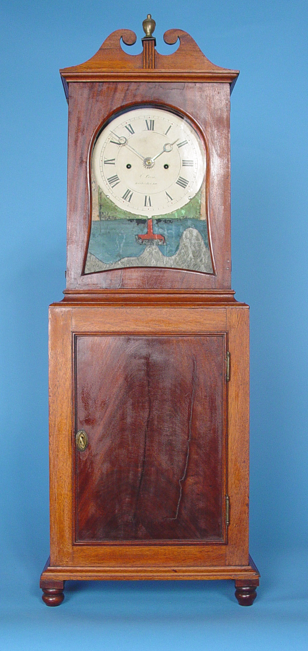 American James Cross, Rochester, New Hampshire Weight Striking Shelf Clock, — Antique Clocks Price Guide