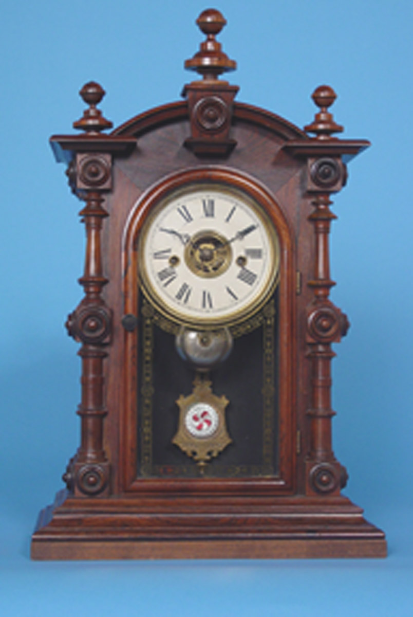 American Welch Spring and Co., Forestville, Conn. "Patti V.P." Rosewood Clock, — Antique Clocks Price Guide